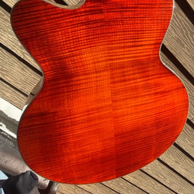Eastman AR 580 CE 2018 - Amber Translucent w/Extra Tailpiece image 13