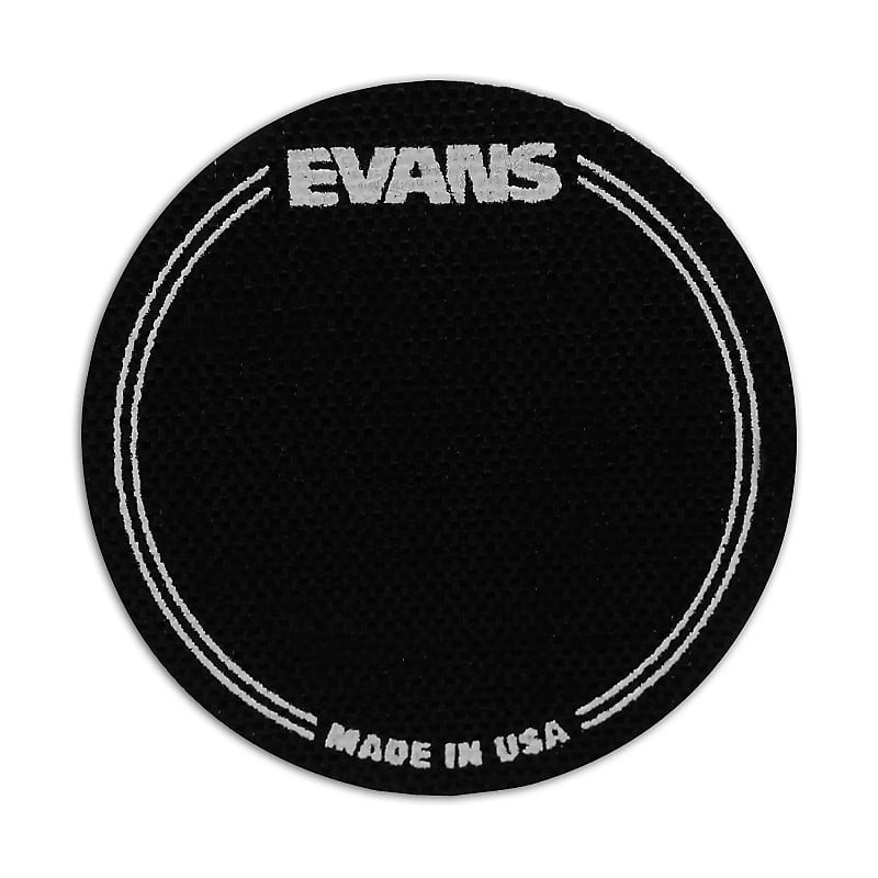 Evans EQPB1 EQ Single Pedal Patch - Black Nylon image 1