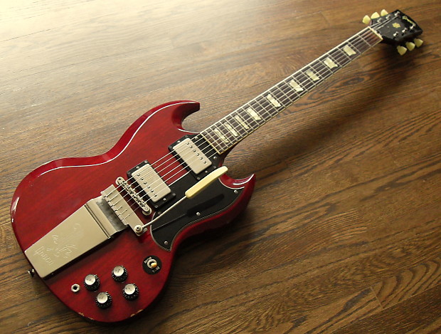 Greco SG with Lyre Vibrola 1963 Reissue SS63-70 - One of The | Reverb
