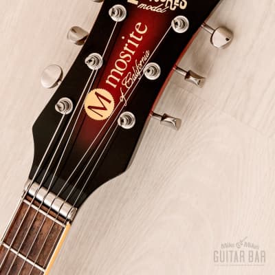 2000s Mosrite USA Ventures Model Mark I 1964 Vintage Reissue Red Sunburst w/ Vibramute, Fillmore image 4