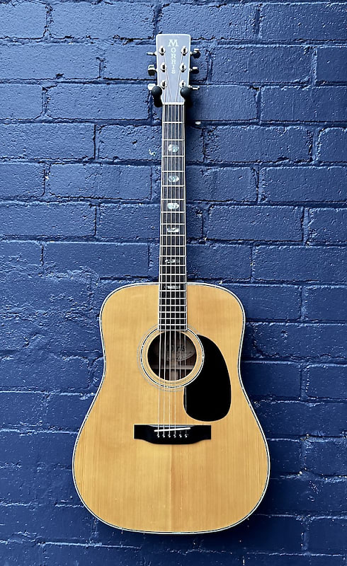 Morris W-40 Acoustic Guitar - 1979 - MIJ - Natural | Reverb