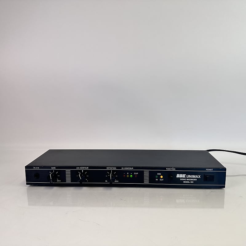 ギター BBE UNIMAX/SONIC MAXIMIZER MODEL 401 BBE Unimax Sonic Maximizer Model 401 | Reverb