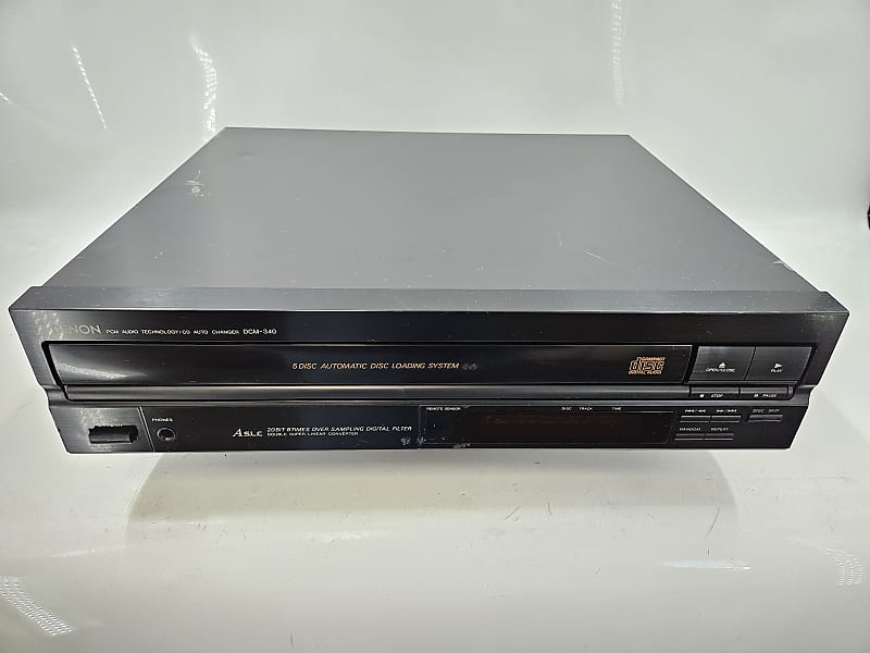 Denon DCM-340 Automatic 5-Disc CD Changer *NO Remote* - Tested - RV-0285  			