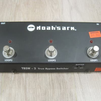 Noah'sArk NoahsArk TBSW-3 True Bypass Switcher Loop FootSwitch 