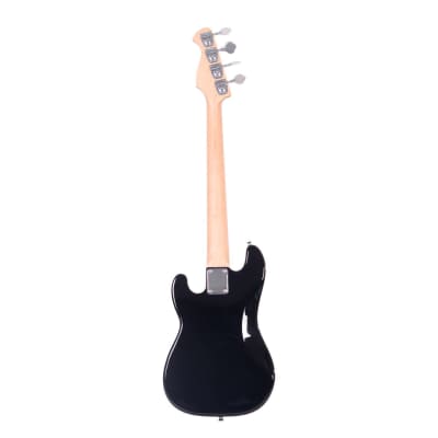 Artist MiniB Black 3/4 Size Bass Guitar w/ Accessories image 5