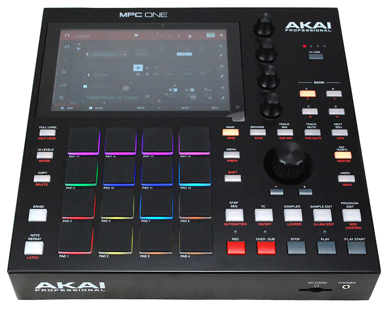 Akai MPC One Standalone MIDI Sequencer 2020 - Present - Black (O-3003) image 1