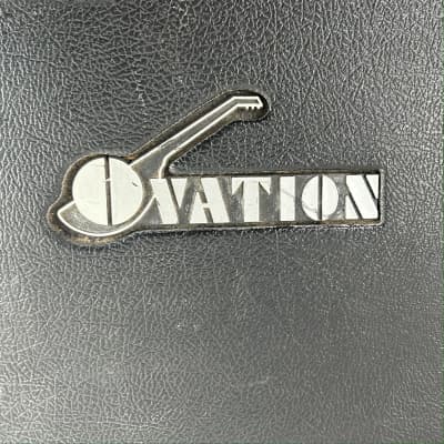 Ovation Molded Hardshell Guitar Case 1980's - Black image 3