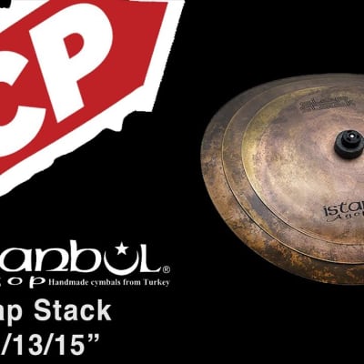 Istanbul Agop Clap Stack Cymbal Trio 11"/13"/15" image 3