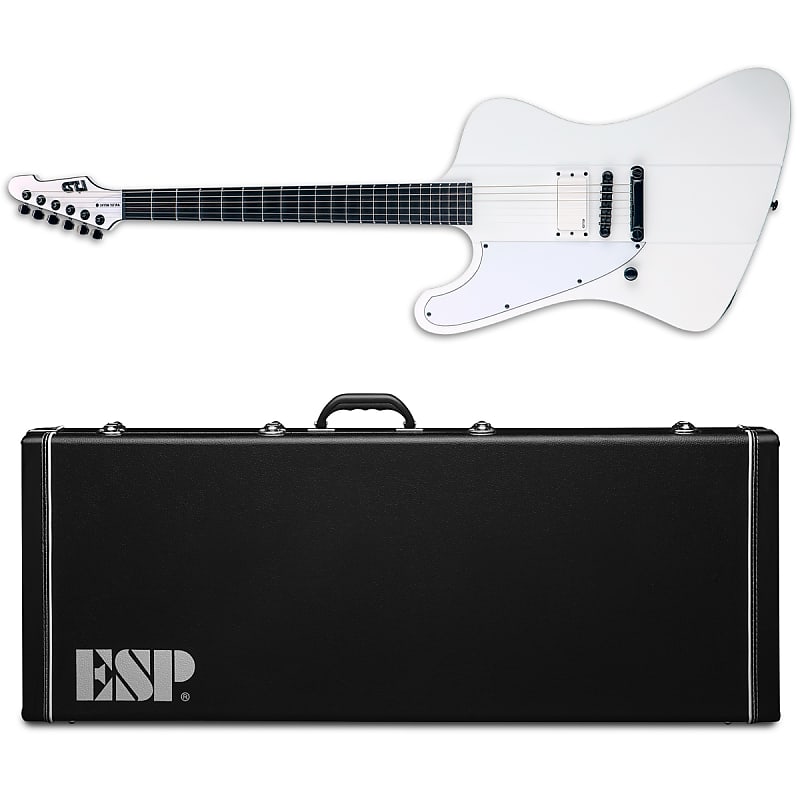 ESP LTD Phoenix Arctic Metal LH Snow White Satin Left-Handed Electric Guitar + Hard Case - BRAND NEW image 1