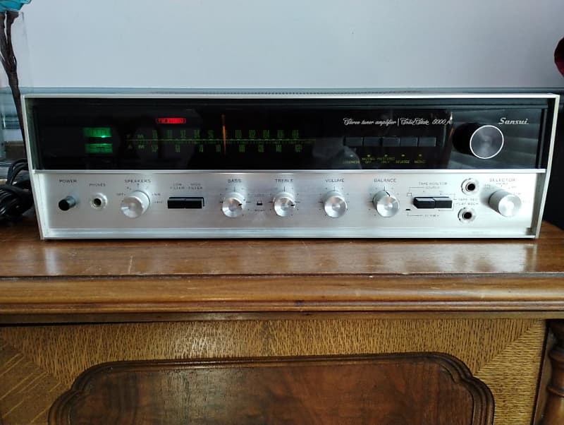 Sansui 5000A receiver in excellent condition, professionally serviced - 1970&#039;s  			