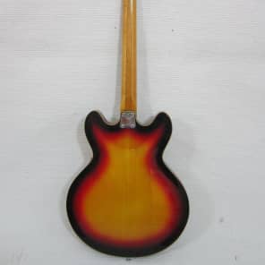 Vox Super Lynx 1966 Sunburst Vintage Guitar Very Clean No Case Eko image 8