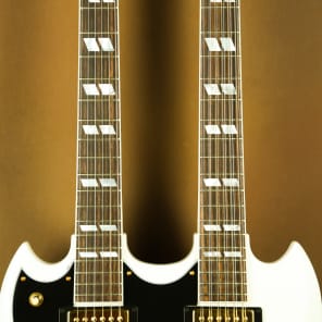 Gibson EDS 1275 Lefty Alpine White Left Handed Double Neck Electric Guitar Reverb Ireland