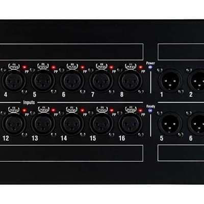 Allen & Heath AB168 Remote Audio Rack/Portable Stage Box for GLD and Qu Series, 16 XLR Input, 8 XLR Output (AH-AB-168) image 1