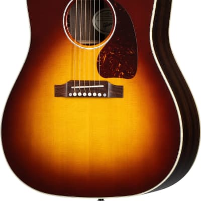 Gibson J-45 Studio Rosewood Acoustic-Electric Guitar (with Case), Satin Rosewood Burst image 2