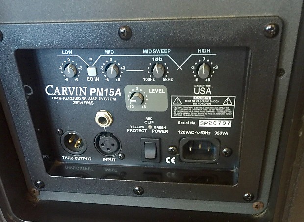 Carvin pm15a hotsell