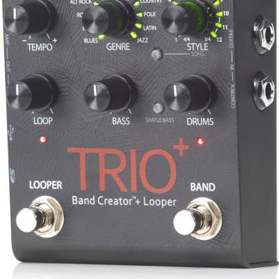 Digitech Trio+ Plus Band Creator and Looper Bundle Gray image 15