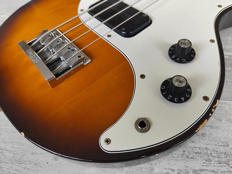 1997 Burny (Fernandes) Japan LSB-65 Les Paul Bass (Tobacco | Reverb