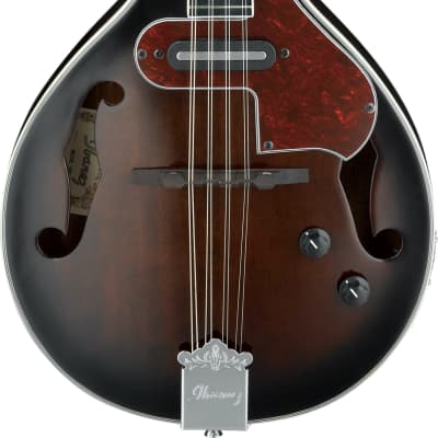 Ibanez M510E A-Style Acoustic-Electric Mandolin Dark Violin Sunburst High Gloss image 2