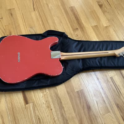 Fender Telecaster Partscaster, MJT Body, Bigsby, Fiesta Red, Vintera Neck, 50s Relic Road Worn Guitar, Nitro Lacquer image 14