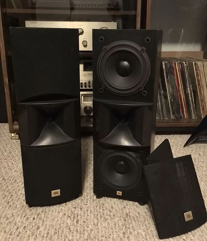 Pair of JBL SVA1500 Speakers Horn Loaded High-End Standmount Mini Towers  Bookshelf Made in USA