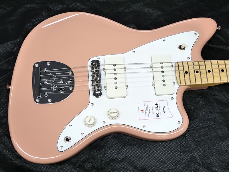 Fender Made in Japan Hybrid II Jazzmaster MN SN:5976 ≒3.65kg 2021 Flamingo  Pink