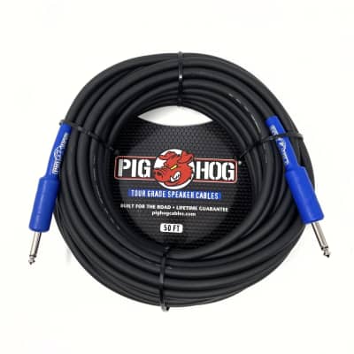 Pig Hog PHSC50 8mm Speaker Cable, 50ft (14 gauge wire) image 1