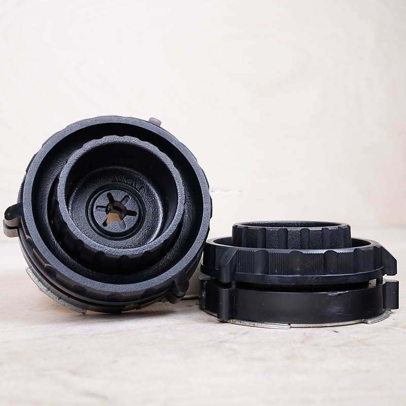 Akai Reel-To-Reel NAB 1/4&quot; Reel-To-Reel Adapter for 10-Inch Reels Pair Set of 2  			