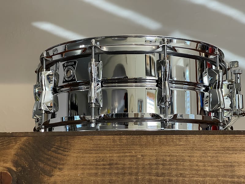 Yamaha SD-2455 Steel 5.5x14 Snare Drum Japan