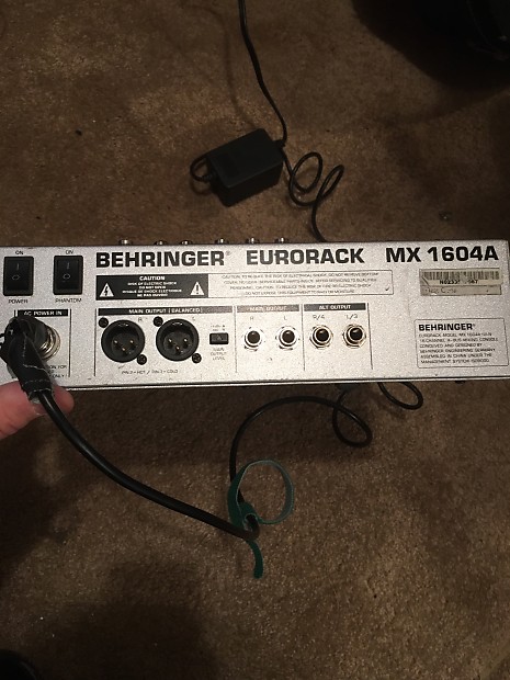 Behringer Eurorack MX 1604A Silver | Reverb Behringer Eurorack MX 1604A Silver | Reverb