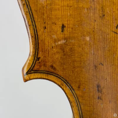 Antique Violin from Klingenthal, Germany - Labeled: J. N. Le Clerc - c. 1800 - LOB: 356 mm image 12
