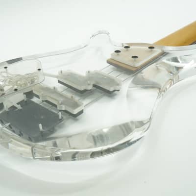 [SALE Ends Apr 24] BARCLAY ACRYLIC BASS CLEAR CRYSTAL BODY Electric Bass Guitar image 9