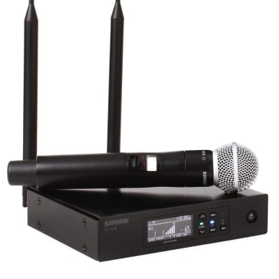 Shure BLX24R/SM58 4 Pack Wireless Handheld Mic System with Rack Case |  Reverb