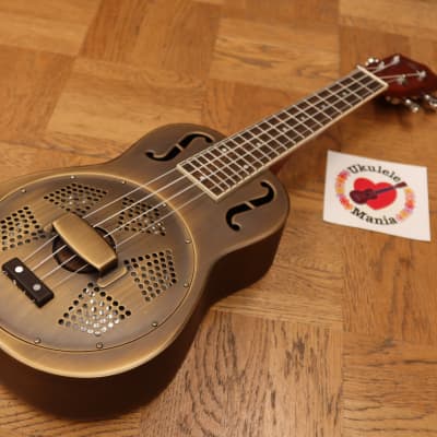 Aiersi Antiqued Brass Concert Resonator with f-Holes #4976 image 25