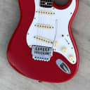 1987 Squier Stratocaster System OneTremolo System Fiesta Red Made in Japan