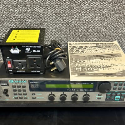 Quasimidi Quasar Rackmount Synthesizer w/ Power Supply Original Manual