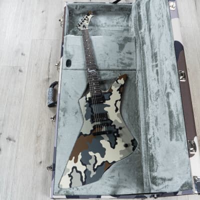 ESP LTD James Hetfield Snakebyte Camo Guitar, Macassar Ebony, KUIU Camo Satin image 10