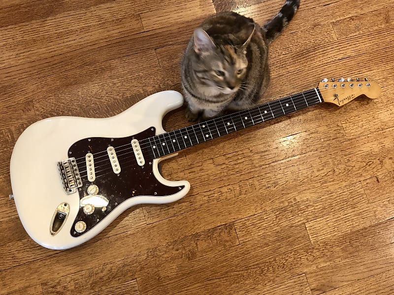 Tognazzini Austin Texas USA Strat Olympic White Closet Classic Curtis Novak Pickups Cat Not Included image 1