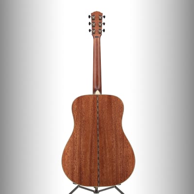 Fender PD-220E Dreadnought, Ovangkol Fingerboard, Natural (RP) image 6