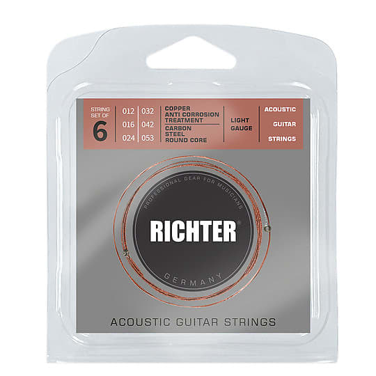 Richter 1840 Steelstring Acoustic Guitar String Set Reverb