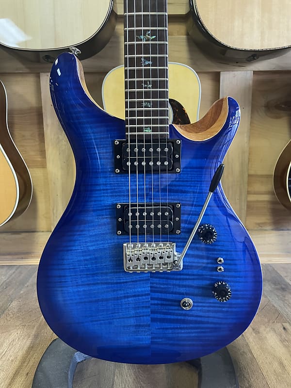 PRS SE Custom 24 35th Anniversary Electric Guitar - Faded Blue