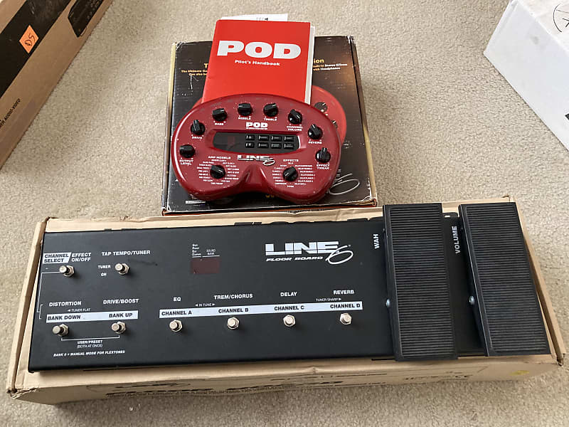 Line 6 Pod 2.0 with floor board | Reverb