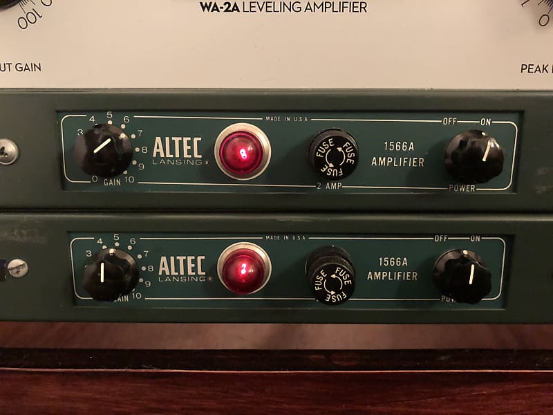 skのアンプ　真空管マイクプリアンプ altec 1566A 消費税無し skのアンプ 飾りつけ 1566A altec 真空管マイク