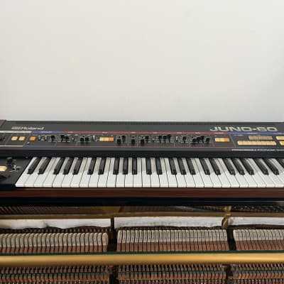 Roland Juno-60 61-Key Polyphonic Synthesizer 1982 - 1984 - Black