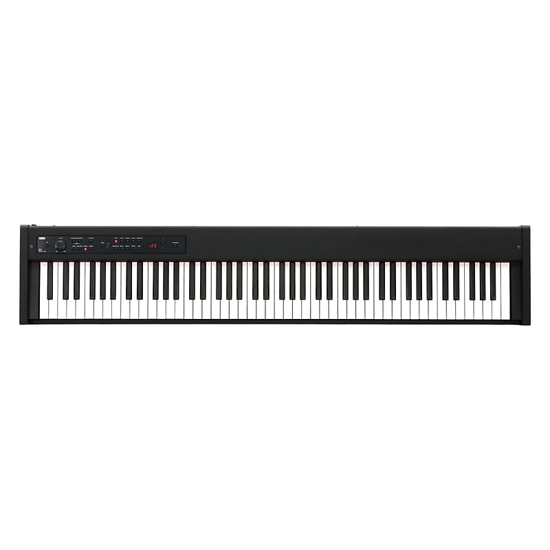 Korg D1 88-Key Digital Stage Piano and MIDI Controller Keyboard, Black image 1