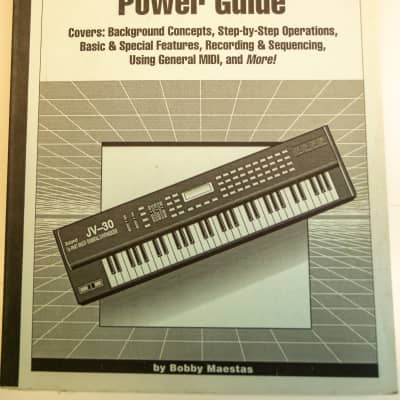 Roland JV-30 Power Guide Handbook