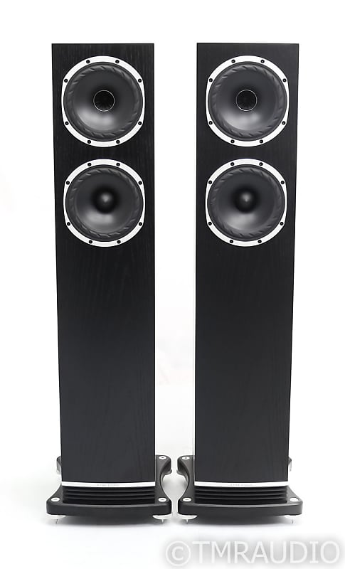 Fyne Audio F501 Floorstanding Speakers; F-501; Black Oak Pair image 1