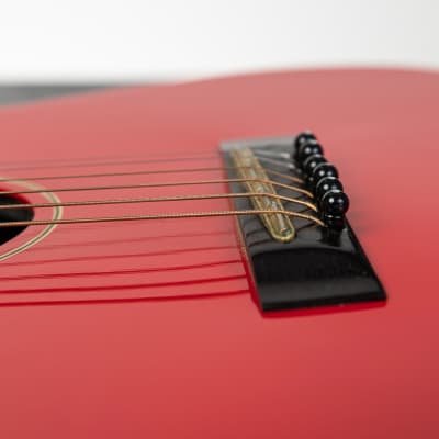 Kramer Ferrington American Series Acoustic Electric Guitar banana headstock RED image 5