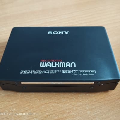 Sony WM-R707 Walkman Portable Stereo Cassette Recorder (1988) | Reverb