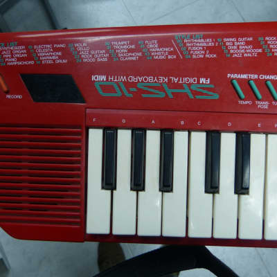 Yamaha SHS-10 red keytar | Reverb