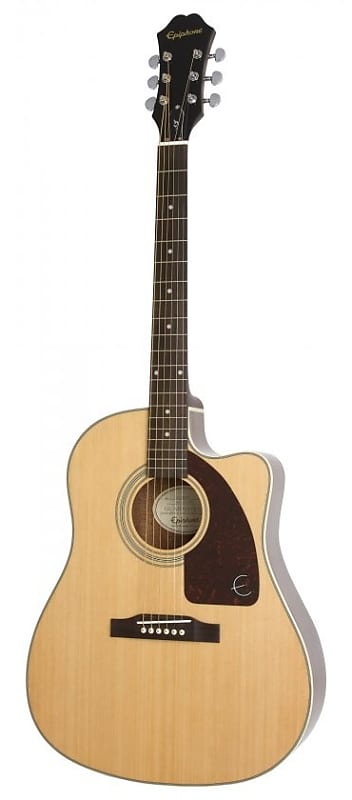 EPIPHONE AJ-210CE Limited Edition Natur  - Westerngitarre mit PU image 1